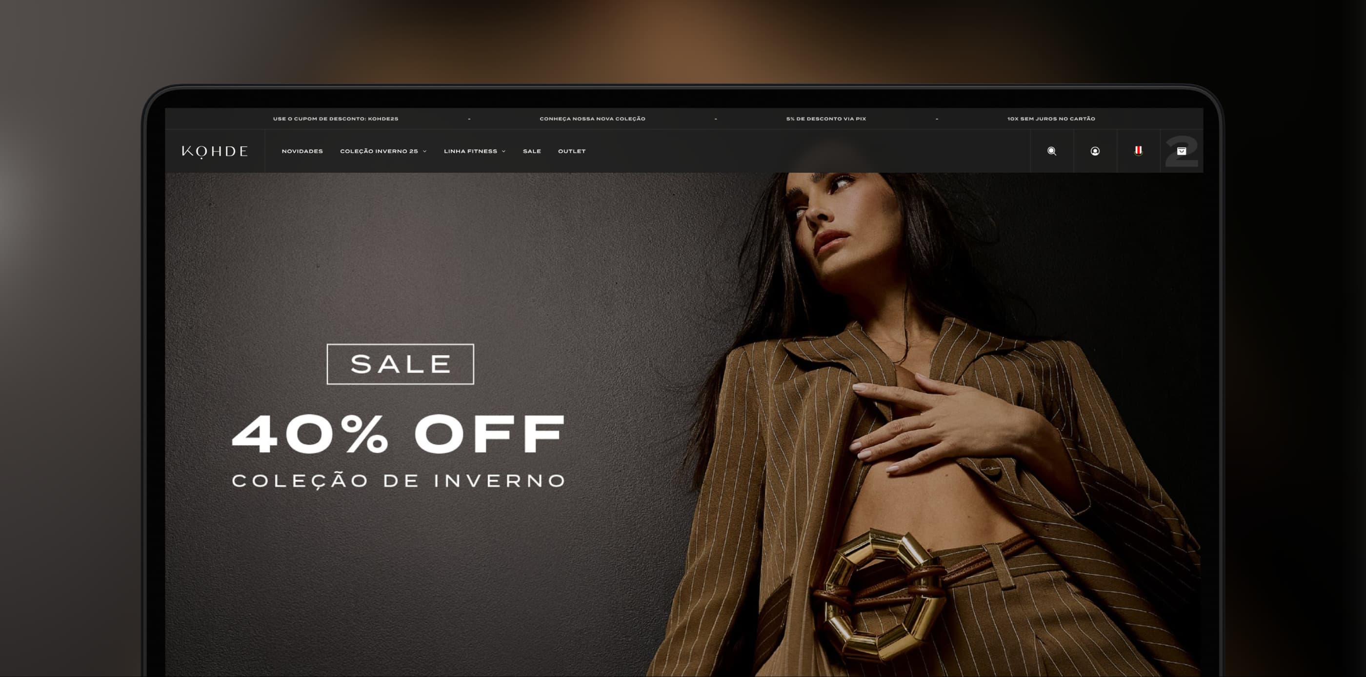 A arte do minimalismo no e-commerce de luxo